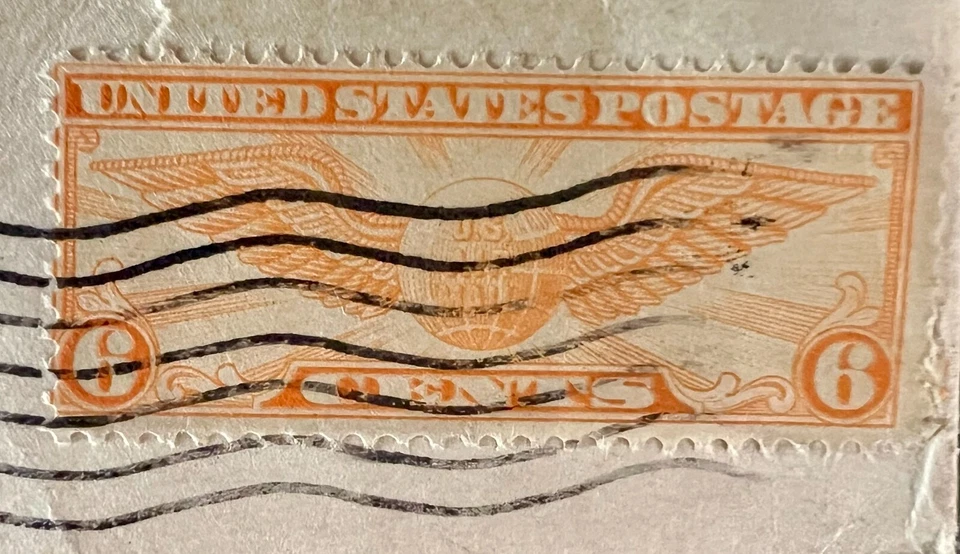 1934 EE. UU. #C19 usado en cubierta de correo aéreo - Yuba City, CA, 1938 - Rotary Club & Peaches Foto 2 de 3