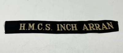 H.M.C.S. Inch Arran Cap Tally Ribbon - Canadian Navy - RCN