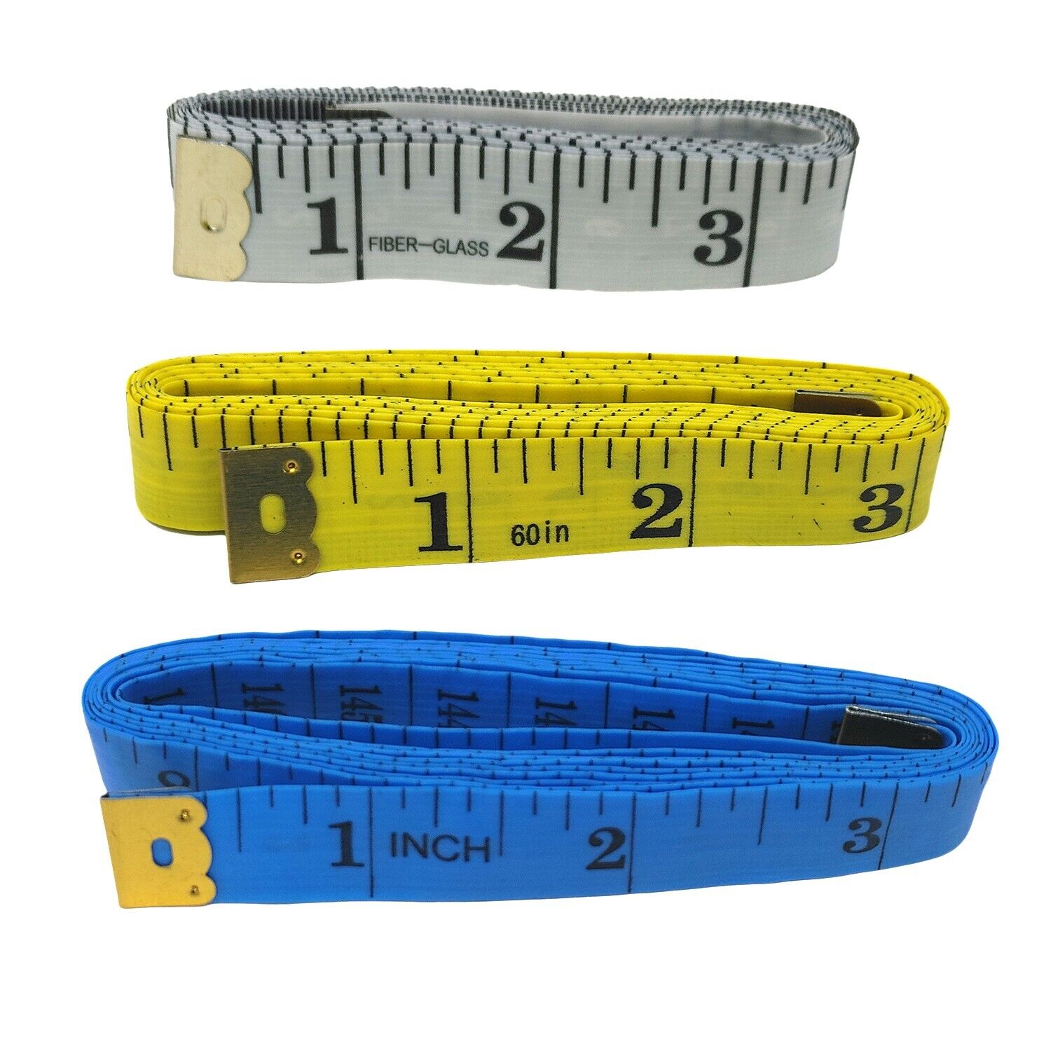 3 Pack Tape Meassure Soft Measuring Body Ruler Sewing Cloth Tailor