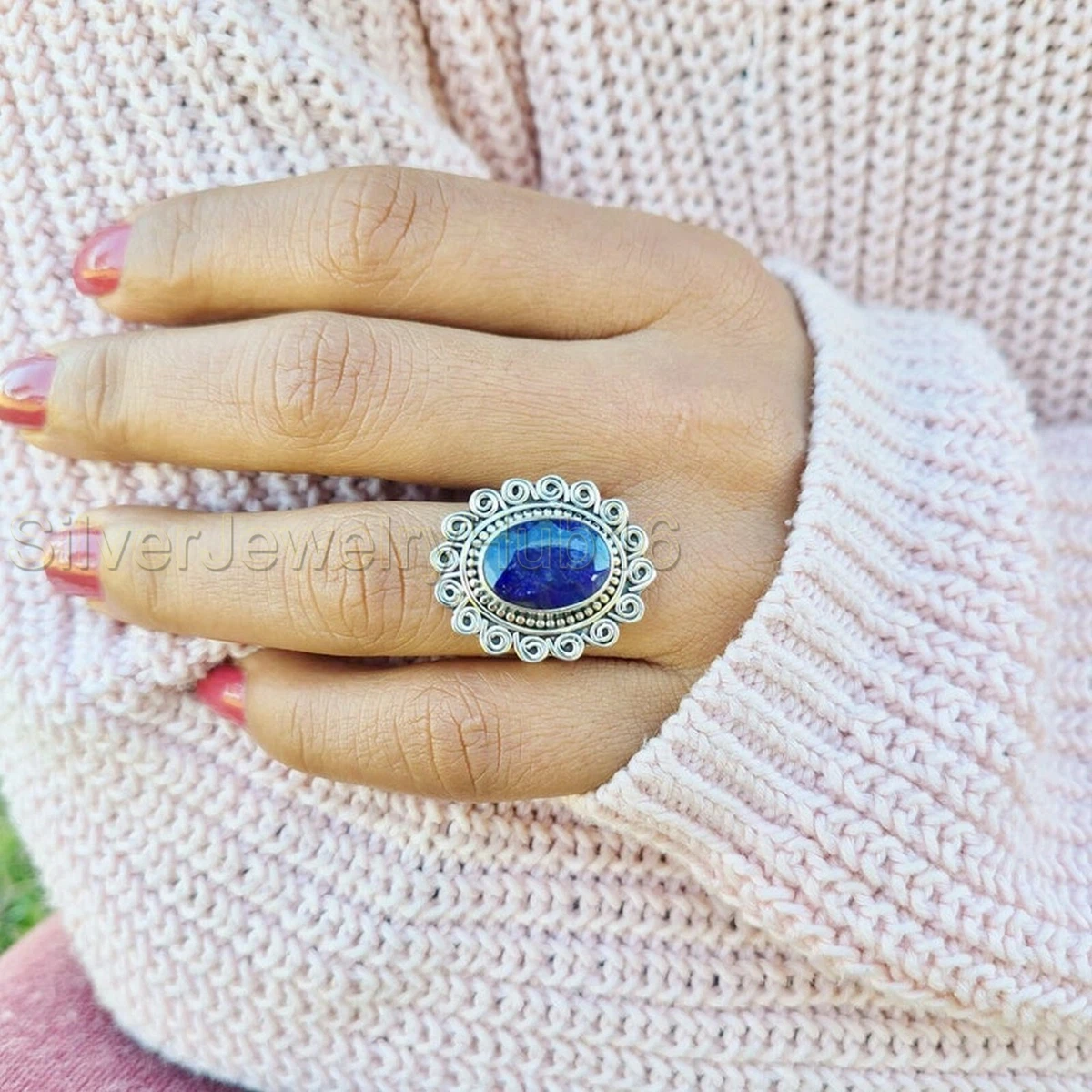Statement sapphire sale rings for women