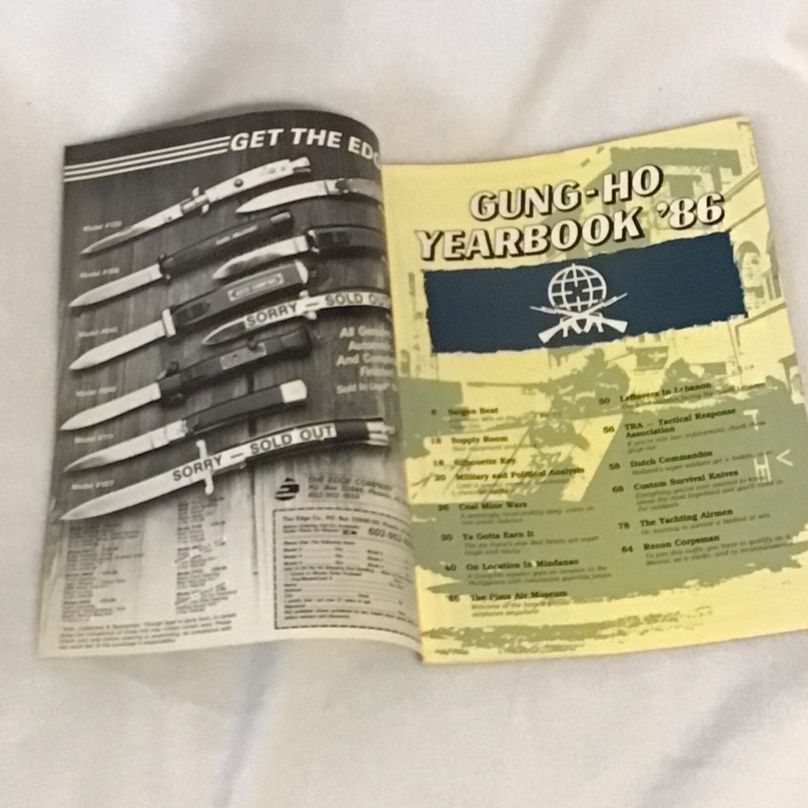 GUNGHO Magazine For International/Military Man Yearbook Summer 1986