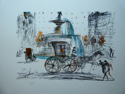 Salvador Dali - Plaza, 50 cm x 65 cm