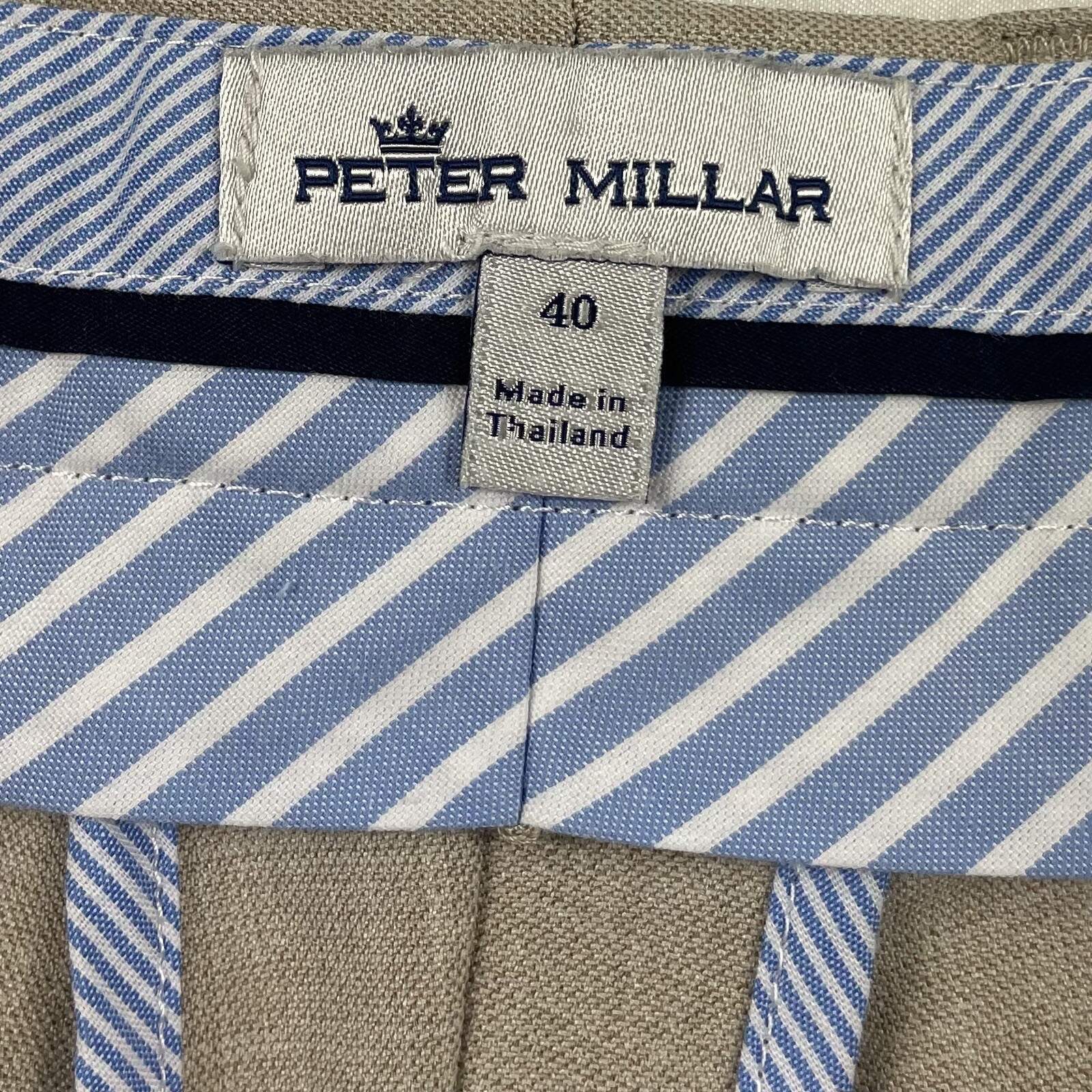 Peter Millar Current Light Brown Performance Mens… - image 3