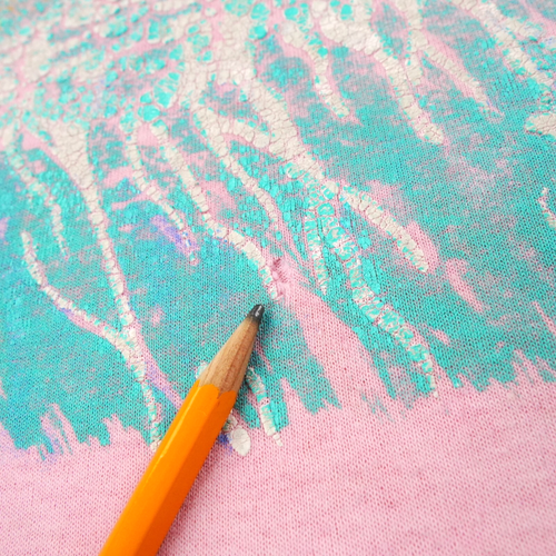 Vintage Florida T Shirt 80s Large Pink Paper Thin Orlando Seashell Burnout Puff - Picture 10 of 16