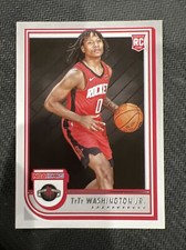 2022-23 Panini NBA Hoops TYTY WASHINGTON JR. Rockets RC ROOKIE #258