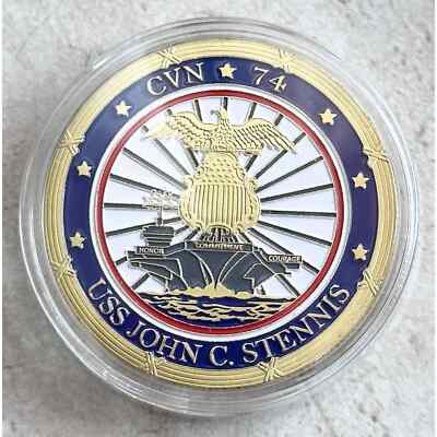US NAVY USS JOHN C. STENNIS CVN-74 Challenge Coin