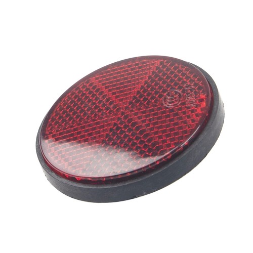 4 Pack Round Warning Reflectors for Motorcycle Bike Trailer Truck Boat - Picture 3 of 5