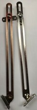10" Steel Bronze Nickel Heavy Duty Spring Tension Sliding Slotted LOCKING STAY