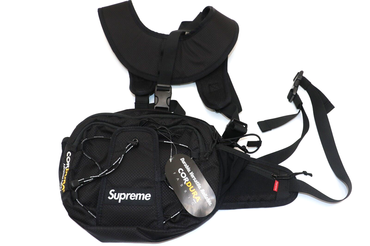 Supreme Cordura Harness Waist Bag - Black | eBay Supreme Cordura Harness Waist Bag - Black | eBay