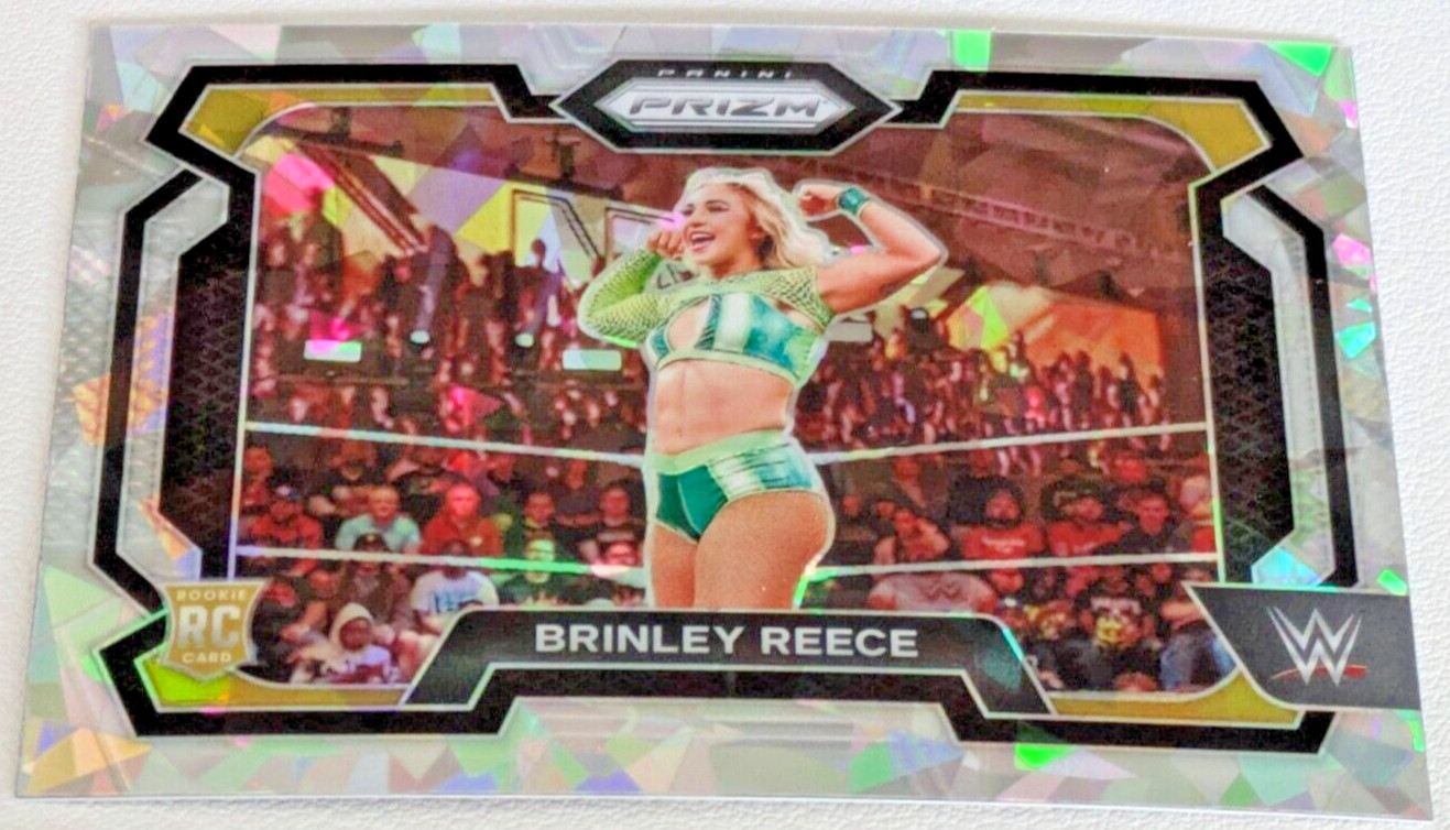 Brinley Reece 2024 Panini Prizm WWE RC Rookie Cracked Ice Prizm #36