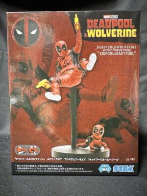 Deadpool ACT/CUT Premium Figure Kidpool & Babypool from Japan