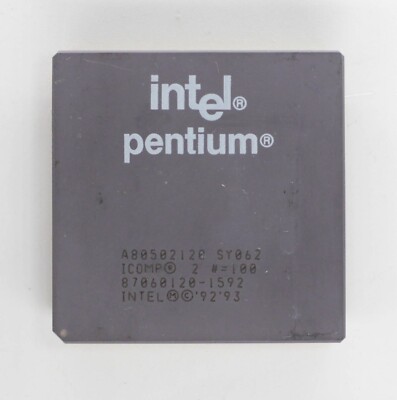 Socket 5 CPU - Intel Pentium 120 - 120MHz - SY062 - TESTED - NO TARIFF 