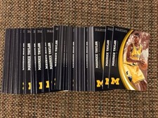 Lot (63) MAURICE TAYLOR 2015 Panini Collegiate MICHIGAN Wolverines Card #31