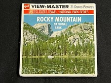 GAF Viewmaster  A 322 ROCKY MOUNTAIN NATIONAL PARK, COLORADO 1970's Vintage