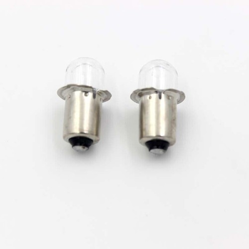 2pcs LED P13.5S Flashlight Bulb 3V 4.5V 6V 12V 18v 24 White Base Bulbs Torch LED - Picture 3 of 6