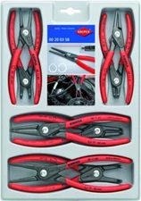 Knipex 002004SB 8pc Snap Ring Plier Set Internal External Circlip 90 Right Angle