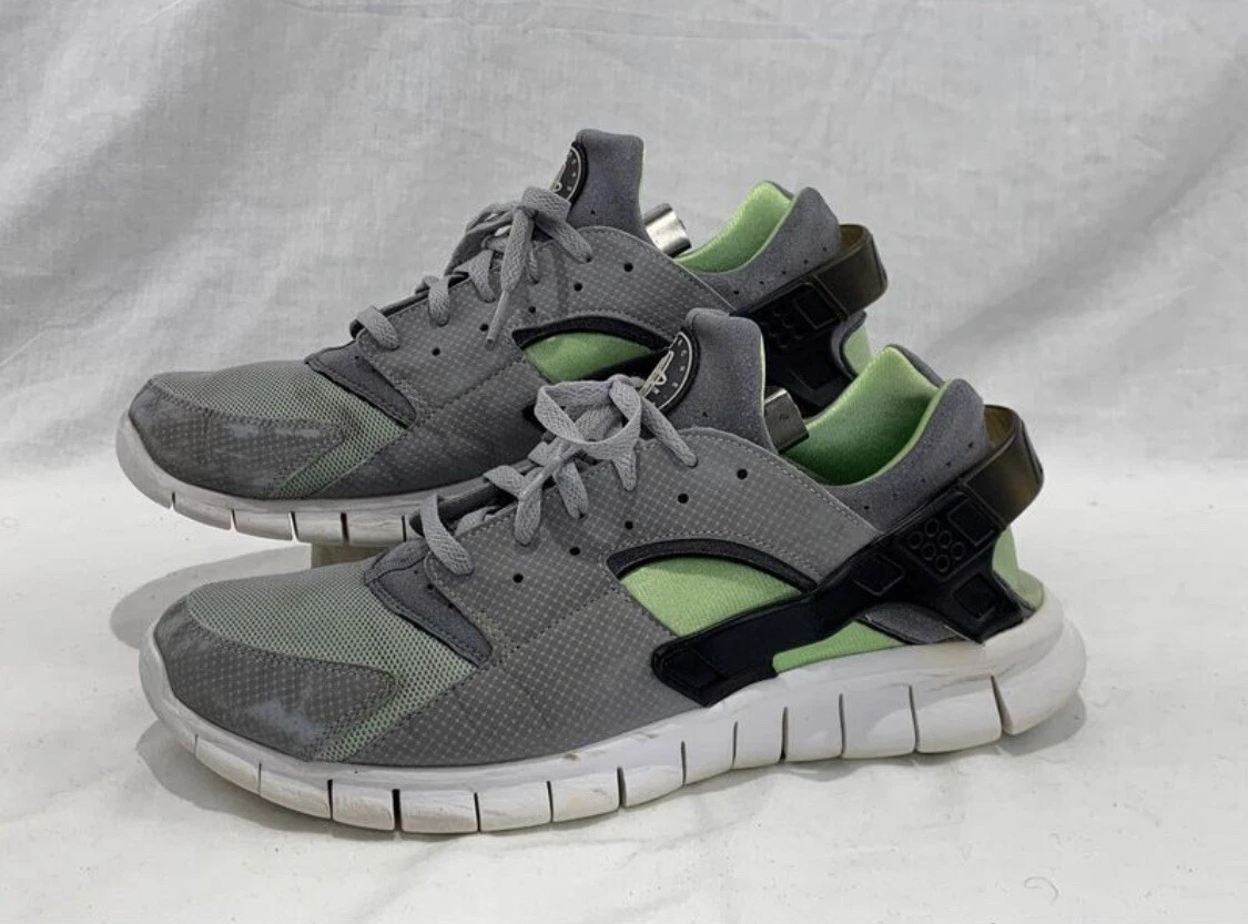Nike huarache gray clearance green