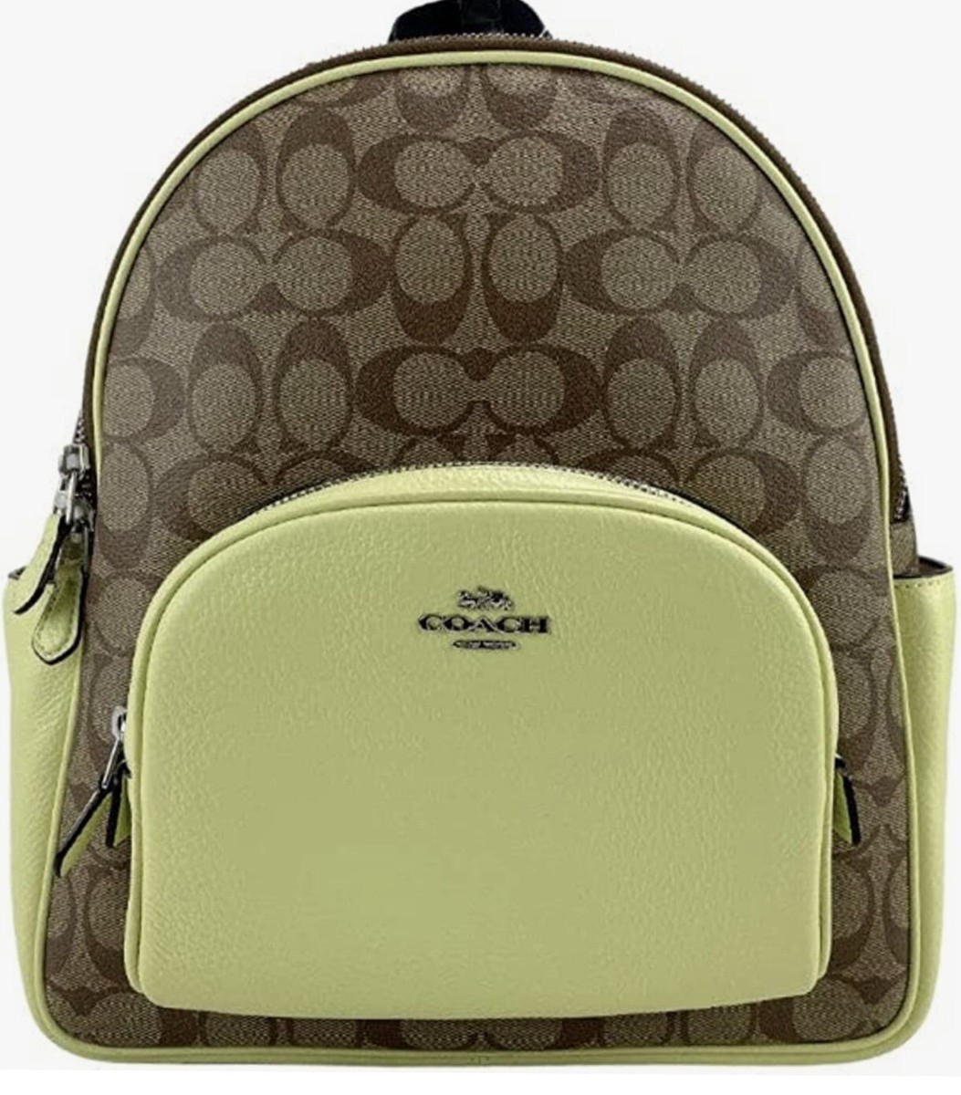 ★ COACH ★ Court Backpack Coach Court Backpack In Signature Canvas | eBay