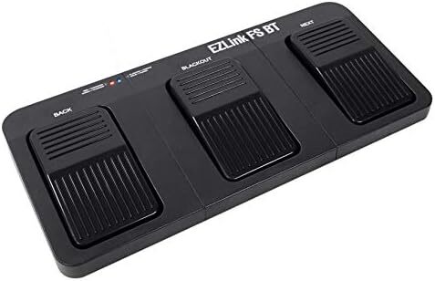 Bluetooth Rechargeable Footswitch for Wireless Lighting Control