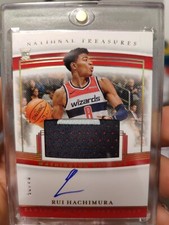 2019 panini National treasure Rui Hachimura rpa Clutch factor Signature 04/25