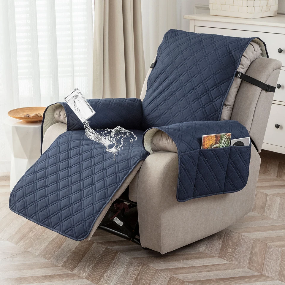 100% Waterproof Recliner Chair Cover Non Slip Recliner Covers for Recliner Chair - Image 4 of 4
