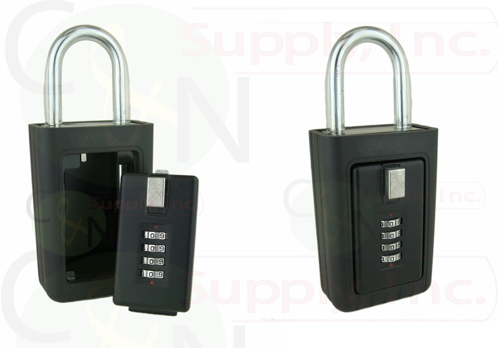 2 lockboxes lock box for key storage realtor real estate 4 digit