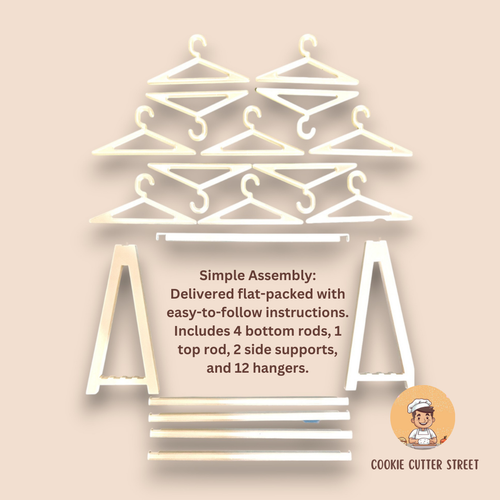 Keksständer Aufsteller mit 12 Aufhängern. Babyparty, Hochzeitsdeko - Bild 6 von 6