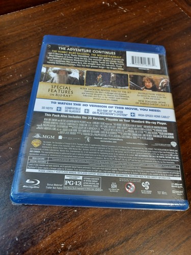 The Hobbit: The Desolution of Smaug (3D Blu-ray)-NEW-Free Shipping with Tracking - Picture 9 of 9