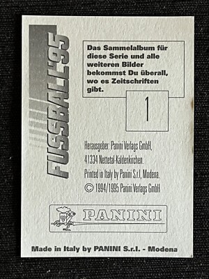 Panini Fussball 92 pochette de 6 stickers