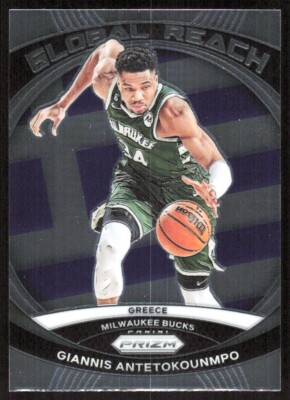 2023-24 7389E Panini PRIZM GLOBAL REACH Giannis Antetokounmpo Milwaukee Bucks #4