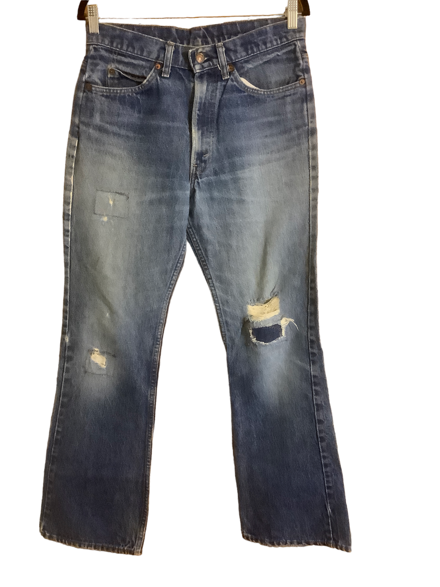 Vtg 70s-80s USA Levi's 517-0217 Mens 30x28.5 Bootcut Orange Vtg 70s-80s USA Levi's 517-0217 Mens 30x28.5 Bootcut Orange