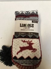 MUK LUK LUK EES WOMEN'S SLIPPER SOX Multi Color SIZE S/M 5-7  7-FD-20 