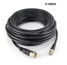 50ft RG8x Coax UHF (PL259) Male BNC Male Plug 50 ohm Antenna Ham Radio Cable
