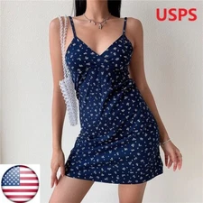 Women Spaghetti Strap Bodycon Camisole Sexy Party ClubWear cami tank top Dresses