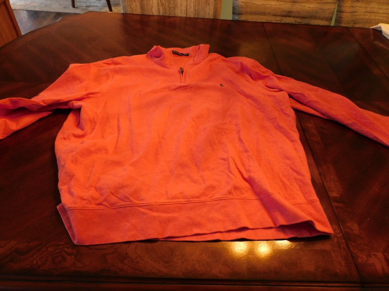 Polo Ralph Lauren Pony Quarter Felpa Zip Rosso Chiaro XXL