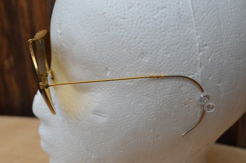 Vintage Ray Ban Aviator Shooting Glasses Bausch & Lomb Yellow Lenses Gold Frame - Picture 7 of 9