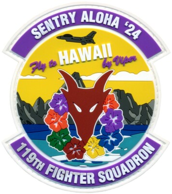 USAF 119th Fighter Squadron パッチ USAF 119th FIGHTER SQUADRON – SENTRY ALOHA 2024 PATCH | eBay
