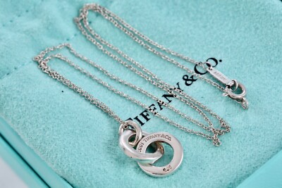 Tiffany & Co. Small Dangling Interlocking Circles Pendant Necklace