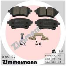Satz Bremsbeläge Bremsklötze hinten für Audi Q5 FYB FYT id78474