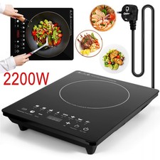 2200W Induktionskochplatte Induktionskochfeld 1 Platte Herdplatte Induktionsherd