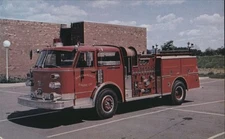 Firemen Elmira,NY San Francisco Fire Dept. American LaFrance Pumper Truck