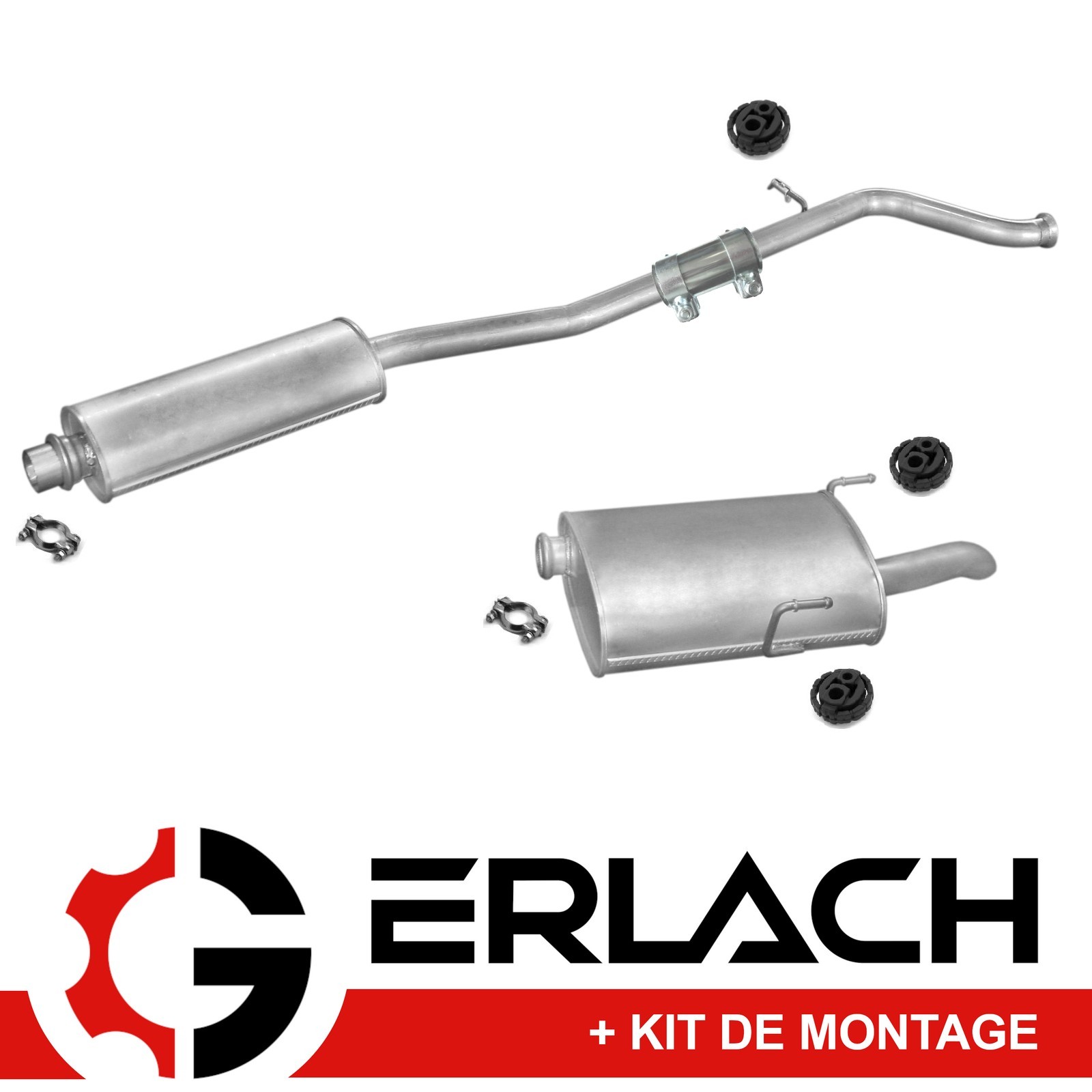 Éliminez les bruits de rouille avec l echappement silencieux pour Peugeot 406 2.0 HDi