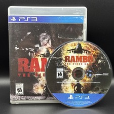 Rambo: The Video Game (PlayStation 3, 2014) PS3 - USA Version Rare 🔥Clean Disc