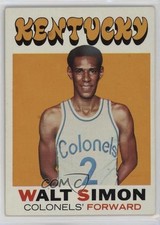 1971-72 Topps Walter Simon Walt Simon #214 Rookie RC 0u2j