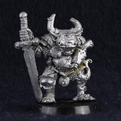 Realm Of Chaos Champion Of Nurgle mit Schwert Metall Zitadelle 80er The Old World C328
