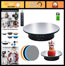 Motorized 360 Rotating Display Stand, 7.87" Turntable for Jewelry Photography