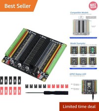 Terminal Block Shield HAT for Arduino Raspberry Pi - GPIO Status LED Included