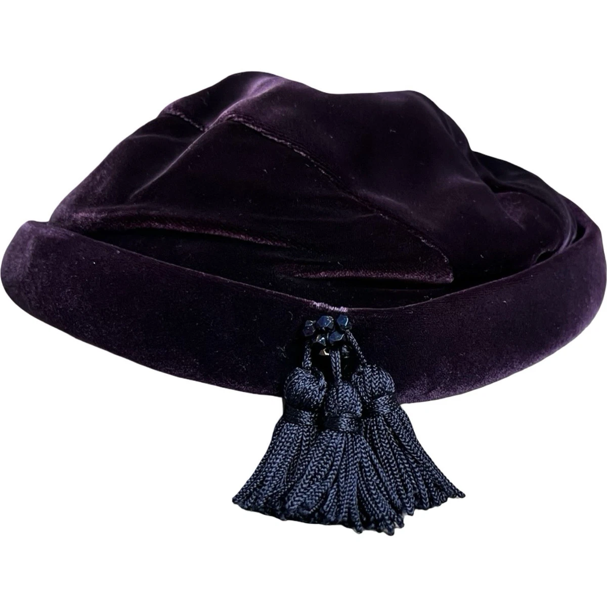 Purple Velvet Vintage Hats for Women for sale | eBay