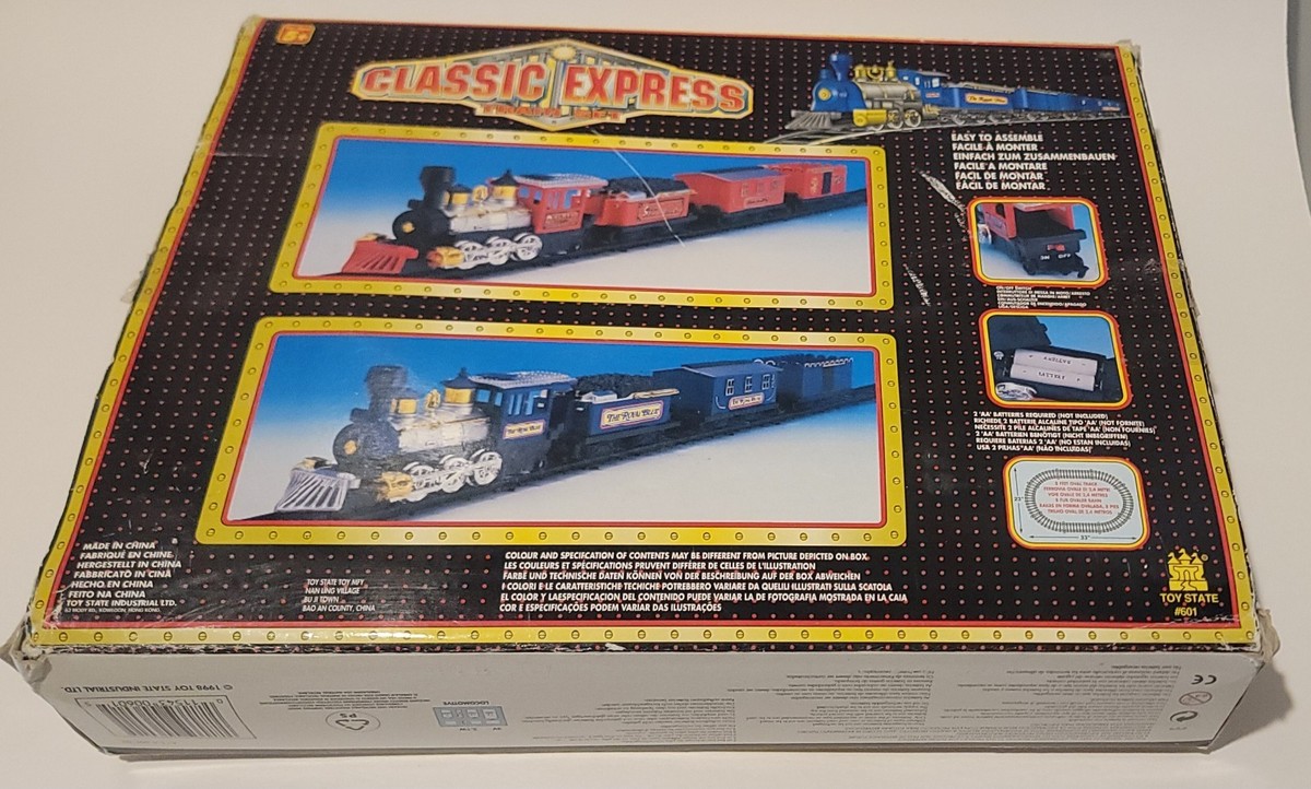 Vintage 1990s Western Classic Express Train Set Battery Operated w