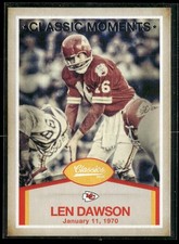 2016 Panini Classics #4 Len Dawson Classic Moments